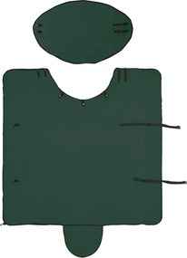 vidaXL Σαμάρι Ίππου Σκούρο πράσινο Πολυεστέρας