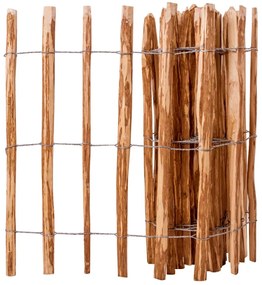 vidaXL Φράχτης Κήπου 90 x 500 εκ. από Ξύλο Φουντουκιάς