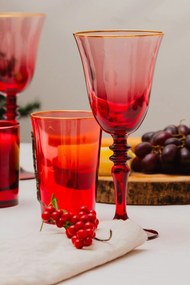 Glass Set (4 Pieces) 8682225107119 Red