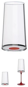 Σετ 2 κρυστάλλινων ποτηριών σαμπάνιας Trebonn SplitGlass 2025131, 320 ml, Ø7.8x12.5 cm, Modular system, Κόκκινο