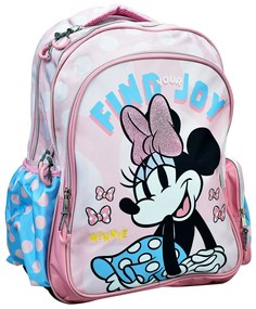 Σχολική Τσάντα Δημοτικού (30x17x43) Gim Minnie Polka Dot Powder