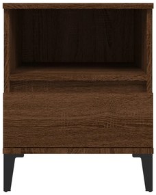 vidaXL Κομοδίνα 2 τεμ. Καφέ Δρυς 40 x 35 x 50 εκ.