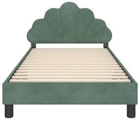 vidaXL Κρεβάτι Παιδικής Κρεβατοκάμαρας με Κεφαλάκι Θαλασσί 80 x 200 cm