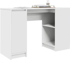 vidaXL Γραφείο Λευκό 120x42x76 εκ. από Επεξεργασμένο Ξύλο