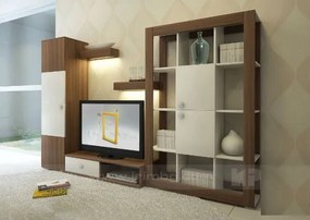 Σύνθετο Σαλονιού 300/44/187,5 εκ., Metropol, Genomax  12814-26760