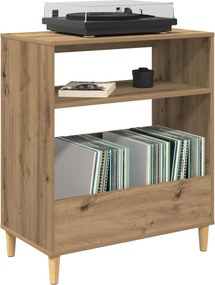 vidaXL Βάση πικάπ Artisan Δρυς 71 x 39,5 x 83 εκ. Επεξεργασμένο Ξύλο
