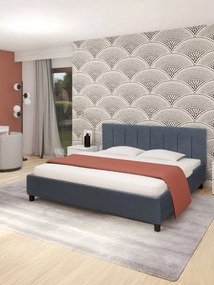 Επενδυμένο κρεβάτι Erling-Gkri-160 x 200