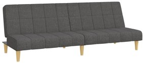 Καναπές Κρεβάτι Διθέσιος Σκούρο Γκρι Υφασμάτινος - Γκρι