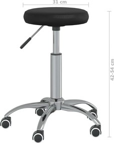 vidaXL Καρέκλα Τραπεζαρίας Μαύρη από Συνθετικό Δέρμα