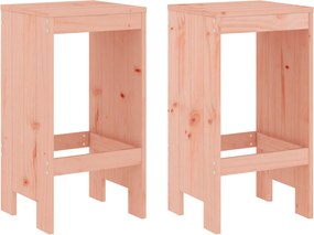 vidaXL Σετ Μπαρ Κήπου 3 Τεμαχίων από Μασίφ Ξύλο Ψευδοτσούγκας