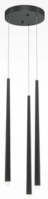Κρεμαστό Φωτιστικό Οροφής LED 19W Μαύρο 3000K-4000K Cascade MOD132PL-L18BK Maytoni MOD132PL-L18BK Μαύρο