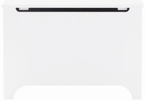 vidaXL Κουτί Αποθήκευσης με Καπάκι RANA Λευκό 80x49x54εκ. Μασίφ Πεύκο