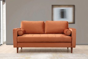 2-Seat Sofa Rome - Orange Orange