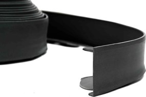 vidaXL Περιγράμματα γκαζόν Μαύρο 3000 x 4 x 5 cm Πλαστικό