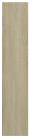 vidaXL Παπουτσοθήκες Τοίχου 2 τεμ. Sonoma Δρυς 60x18x90εκ. Μοριοσανίδα