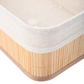 ESTIA ΚΑΛΑΘΙ ΟΡΓΑΝΩΣΗΣ BAMBOO ESSENTIALS 24.5x10cm ME ΕΠΕΝΔΥΣΗ