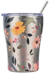 ESTIA ΘΕΡΜΟΣ COFFEE MUG SAVE THE AEGEAN 350ml SILVER BOTANIC