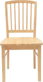 vidaXL Καρέκλες φαγητού 2 pcs Φυσικό 50 x 52,5 x 91 εκ