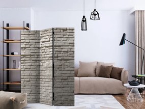 Διαχωριστικό με 3 τμήματα - Brick Wall: Minimalism [Room Dividers]