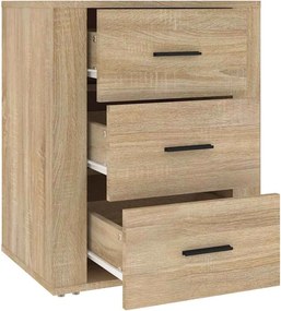 VidaXL Κομοδίνο Sonoma Δρυς 50x36x60 εκ. από Επεξεργασμένο Ξύλο