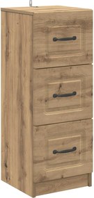 vidaXL Ντουλάπι με Συρτάρια 33 x 34,5 x 87 εκ. Επεξεργασμένο Ξύλο