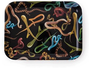 Δίσκος Σερβιρίσματος Snakes 19035 32x43,5x2cm Multi Seletti Μελαμίνη