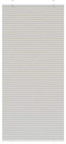 vidaXL Πλισέ περσίδα ανοιχτό γκρι 90x200 cm Πλάτος υφάσματος 89,4 cm