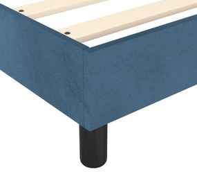 ΚΡΕΒΑΤΙ BOXSPRING ΜΕ ΣΤΡΩΜΑ ΣΚΟΥΡΟ ΜΠΛΕ 90X190 ΕΚ. ΒΕΛΟΥΔΙΝΟ 3144655