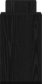 vidaXL Ντουλάπι TV 100 x 30 x 50 cm Μαύρη Δρυς Επεξεργασμένο Ξύλο