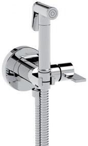 La Torre Flush mix / Taya 40211 Chrome Μίκτης Εντοιχισμού 1 Οπής με Μεταλλικό Ντουζάκι