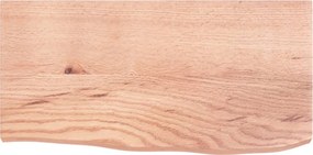 vidaXL Πάγκος Μπάνιου Αν. Καφέ 60x30x(2-4) εκ. Επεξεργ. Μασίφ Ξύλο