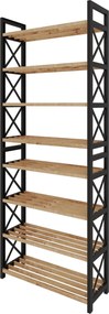 Ράφι Μαύρο METE 46x18x128