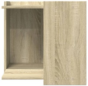 Τουαλέτα Γάτας Περίφραξη Sonoma Δρυς 53x53x51εκ Επεξεργασμ Ξύλο - Καφέ