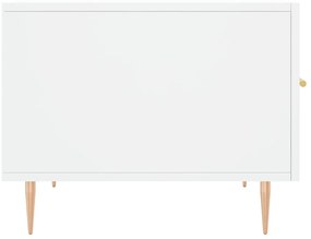 vidaXL Τραπεζάκι Σαλονιού Λευκό 50 x 50 x 40 εκ. από Επεξεργ. Ξύλο