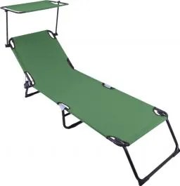 Heinner DSZP011 Ξαπλώστρα Παραλίας 186x55x24 εκ. Πράσινη