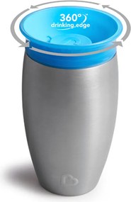 Ποτήρι Εκπαιδευτικό 296ml Munchkin Miracle Stainless Steel Cup Blue