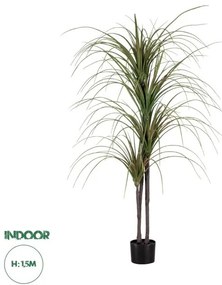 Artificial Garden DRAGON BLOOD TREE 20015 Τεχνητό Διακοσμητικό Φυτό Δράκαινα Υ150cm  Globostar-20015-Πράσινο 20015