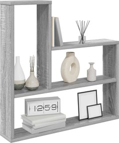 vidaXL Ράφι Τοίχου Γκρι Sonoma 60 x 11 x 60 εκ.