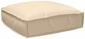 vidaXL Μαξιλάρι Μπεζ 50 x 50 x 12 cm Ύφασμα Όξφορντ