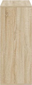 vidaXL Πλαϊνό γραφείο Sonoma Δρυς 60 x 33,5 x 84 εκ