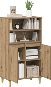 vidaXL Highboard Artisan Δρυς 60 x 36 x 110 εκ. Επεξεργασμένο Ξύλο