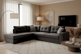 Γωνιακός καναπές Hanson-Anthraki-Αριστερή