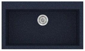 Sanitec Classic 333 Granite Blue Ένθετος Νεροχύτης 80cm
