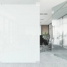 vidaXL Μεμβράνη Παραθύρου Ματ Λευκό 90x2000 εκ. PVC