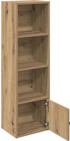 vidaXL Βιβλιοθήκη Αρτισιανή Δρυς 31x24x102 εκ. Επεξ. Ξύλο