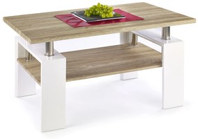 DIANA H MDF coffee table color: sonoma oak/white DIOMMI V-CH-DIANA_H_MDF-LAW-SONOMA DIOMMI-60-20586