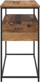 vidaXL Τραπέζι κονσόλας Παλιό Ξύλο 100 x 40 x 75 cm Επεξεργασμένο ξύλο