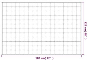 Κουβέρτα Βαρύτητας Γκρι 122 x 183 εκ. 9 κ. Υφασμάτινη - Γκρι