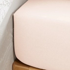 Μονόχρωμο βαμβακερό σεντόνι με λάστιχο για στρώματα μεγάλου πάχους, Scénario