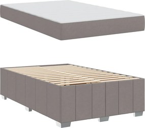 vidaXL Σκελετός Κρεβατιού Taupe 120 x 200 cm ύφασμα